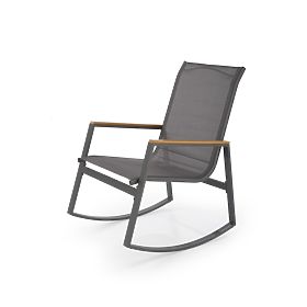 Chaise à bascule Zlatan - gris