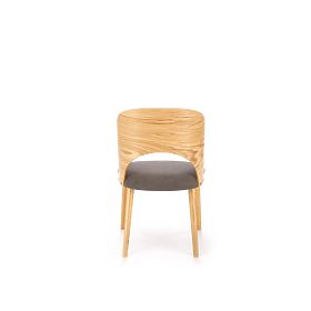 Chaise CADIZ chêne naturel / gris (1p=2pcs)