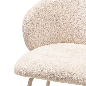 Chaise de bar Larisa, beige, lectus