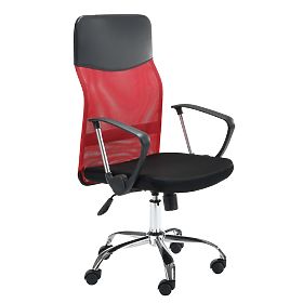 CHAISE DE BUREAU OCF-7 ROUGE