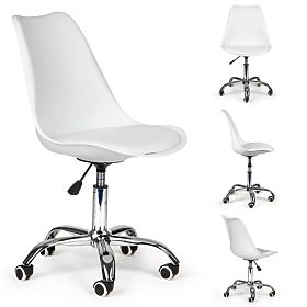 Chaise de bureau pivotante avec coussin Modern Office
