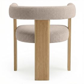 Chaise de salle à manger Bali, beige/frêne