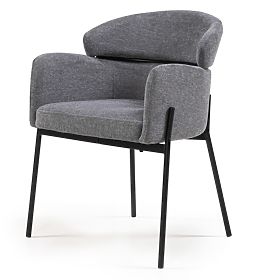 Chaise de salle à manger Granda grise