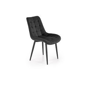 Chaise GANSO noire HLR#66 (1p=4pcs), Halmar