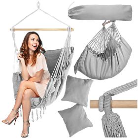 Chaise hamac brésilienne BAHIO grise