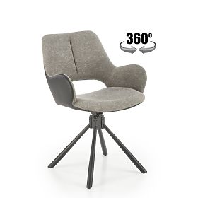 Chaise K494 gris / noir (1p=2pcs)