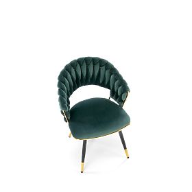 Chaise K551 vert foncé (1p=2pcs), Halmar