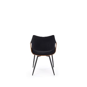 Chaise K586, noyer / noir (1p=1pc)