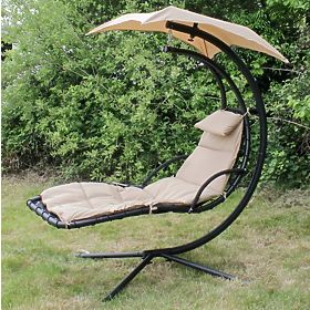 Chaise longue de jardin balançoire fauteuil suspendu panier ModernHome, MultiGarden