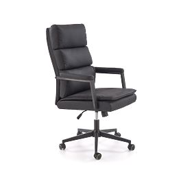 Chaise pivotante ADRIANO 2 noire, Halmar
