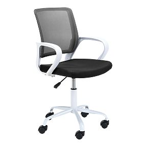 CHAISE PIVOTANTE FD-6 BLANC / NOIR