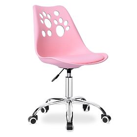 Chaise pivotante Grover rose