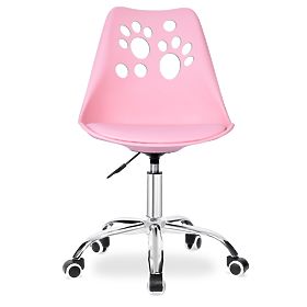 Chaise pivotante Grover rose