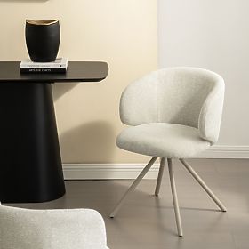 Chaise pivotante Pearl beige, lectus