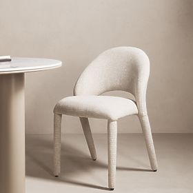 Chaise rembourrée Ella beige, lectus