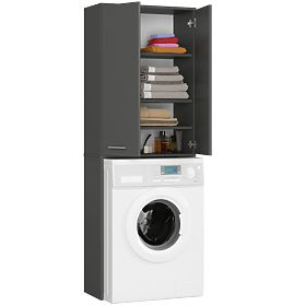 COLONNE DE SALLE DE BAIN FIN 180 POUR MACHINE À LAVER PLEINE 2D - GRIS