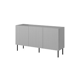 Commode ASENSIO KM-1 gris clair, pieds : noir (2p=1ks)