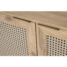 Commode BORNEO KM-2 chêne artisan/noir