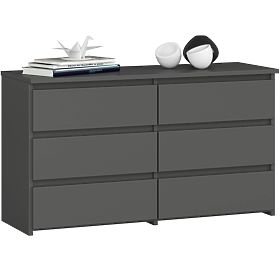 COMMODE CL100 6TIROIRS GRIS