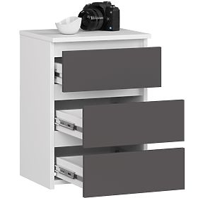 COMMODE CL3/40 PK BLANC / GRIS