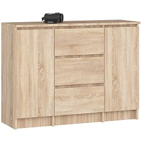 COMMODE K100 2D 3T PK CHÊNE SONOMA