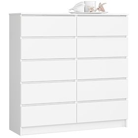 COMMODE K120 10TIROIRS CLP PK BLANCHE