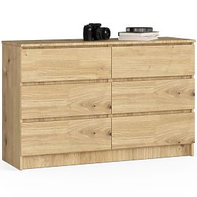 COMMODE K120 6TIROIRS CLP CHÊNE ARTISAN