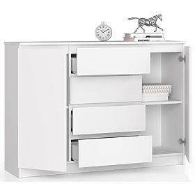 COMMODE K140 2D 4SZ CLP BLANCHE