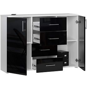COMMODE K45 PK NOIR BRILLANT