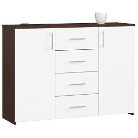 COMMODE K45 PK WENGE / BLANC