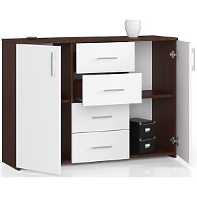 COMMODE K45 PK WENGE / BLANC