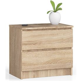 COMMODE K60 2TI CLP CHÊNE SONOMA