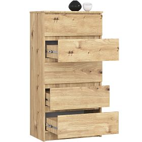 COMMODE K60 5T CLP PK CHÊNE ARTISAN