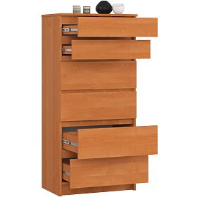 COMMODE K60 6TIROIRS CLP PK AULNE