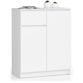 COMMODE K80 2D 1SZ CLP PK BLANCHE