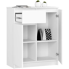 COMMODE K80 2D 1SZ CLP PK BLANCHE