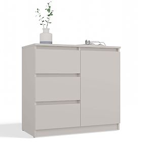 Commode Malwa 1D3S BEIGE CACHEMIRE