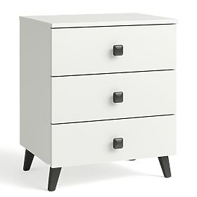 COMMODE MOBI K-03 BLANC NOIR