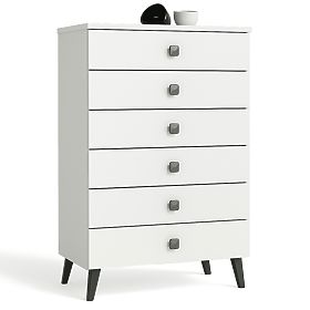 COMMODE MOBI K-06 BLANC NOIR