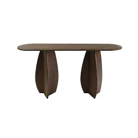 Console/bureau Noku 150 cm, noyer foncé