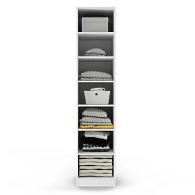 Corps/intérieur d'armoire Neroli avec étagères 45,6 cm, blanc