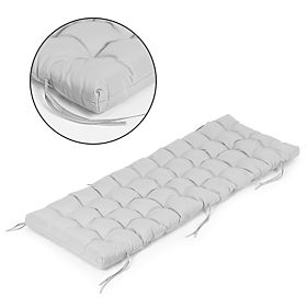 Coussin pour chaise longue de jardin gris 145 x 52 cm ModernHome, MODERNHOME
