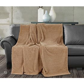 Couverture peluche Duna 150x200 - beige, Matex