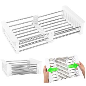 Égouttoir séchoir à légumes ORDOS blanc pour évier