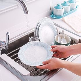 Égouttoir séchoir à légumes ORDOS blanc pour évier