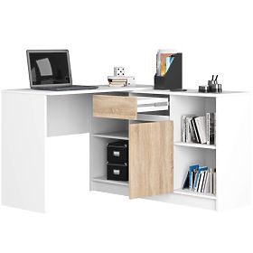 ENSEMBLE CLP B-17 COMMODE + BUREAU PK BLANC / SONOMA