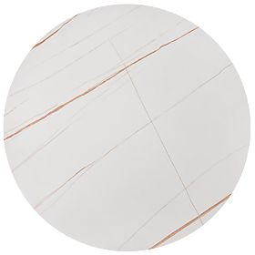 Ensemble de 2 tables FATIMA, marbre blanc / or (1p=1pc)