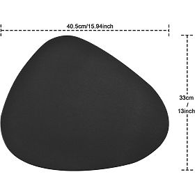 Ensemble de 8 sets de table TRIVAL BLACK