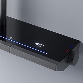 Ensemble de douche avec thermostat REA Pedro Titan, Rea