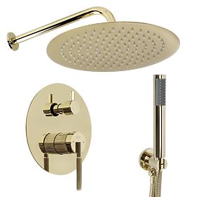 Ensemble de douche encastré Rea Argon Or + BOX